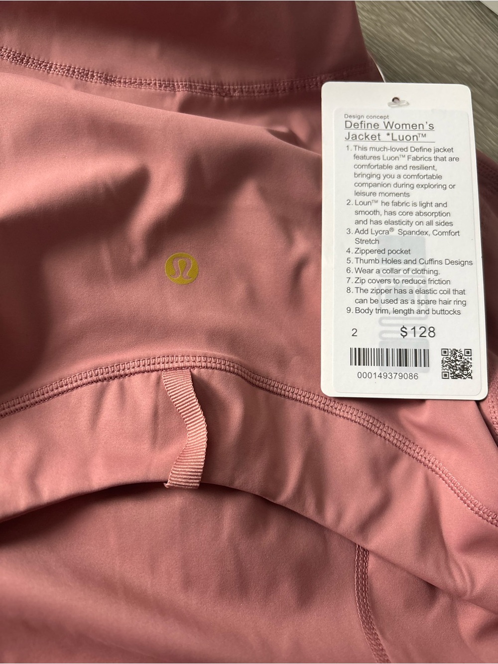 lululemon athletica Dusty Rose Full-Zip Utility Jacket - Picture 5 of 5
